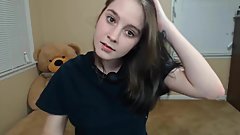 teen cutey deepthroat and cumshow with nipple clamps