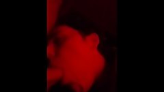 Barely legal teen sucks off straight white dude with big cock