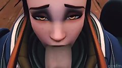 Brigitte Close-Up Blowjob