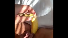 I fucked myself with a banana