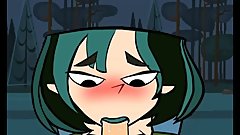 Gwen Goth girl gets double creampied