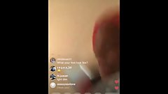 Cute Black teen big ass twerk instagram live Part 1