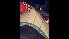 Hot young teen playing with his dick very hard dick in his underpants