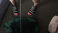 Stole my BFF's sleeping bag. It's mine now ^.^