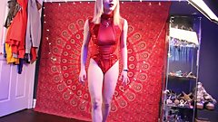 Red Ruby photoshoot BTS