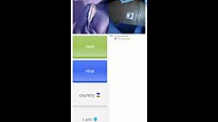 Girl on omegle touching boob