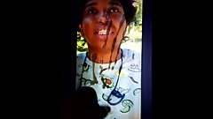 Black coed college girl cum tribute