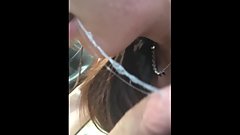 Jocelyn throats cock in public parking lot