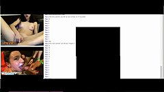 Omegle Slut Noelle play the game and watch porn