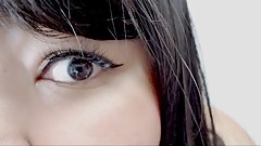 Showing You My Eyes: Beautiful Big Brown Eyes Fetish