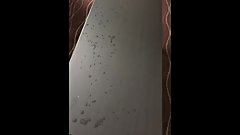 Young teen spraying his load accross the table