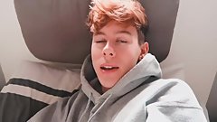 Twink gets fright when blonde teen with big boobs hides in wardrobe!