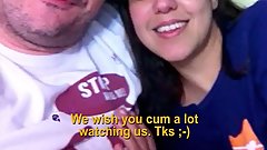 Amateur couple presenting theirselves on Pornhub