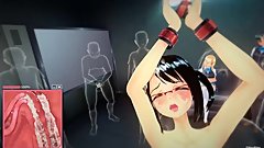 Virtual Girl Sex - Emma - Gangbang Hanging With Double Penetrations