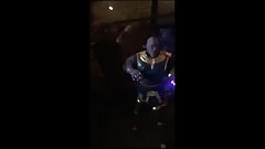 Thanos dancing peruvian music after defeating the Avengers