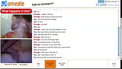 Omegle girl in Pink Robe Moisturizes With lotion