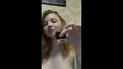 Bigo Live Cam 254 - Russian Teen drunk and nude on Cam - not banned