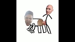 Two Johnny Sins fucks Arda - Cartoon Porn
