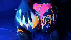 Neon Paint Strip Tease Challenge (Hold Ur Load)