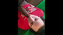 WHITE MILF SUCKS BBC SUPERBLY