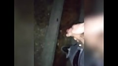 Jacking Off Outside