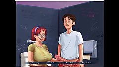 SummerSaga PK and Judith Sex in school Girls Bathroom