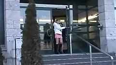 Brunette in Black Puffy Jacket Lesbian Sex 4