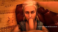 daenerys mouth fucking, game of thrones 3d parody game hot episode