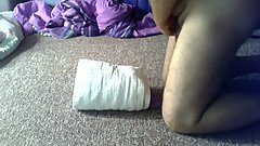 Humping Towel to Cum