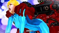 METROID / SAMUS SHORT HAIR FUCKED BY GIGAS OTHER M [SFM]