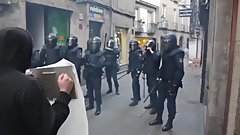 Spanish Orgy, Fucked hard by sturdy cops.