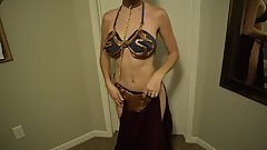 Slave Leia gets Bound and Fucked