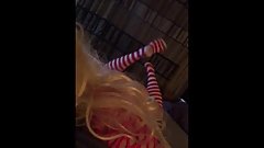 Hot lingerie solo blonde