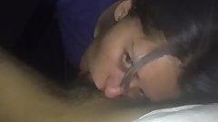 Dirty Amateur Teen Slut Deepthroats Cock