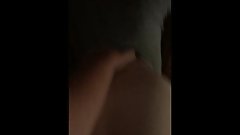Fat ass Latina teen getting back shots from a white cock
