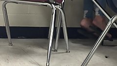 candid feet in class (5)