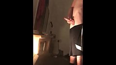 Young teen boy free balling