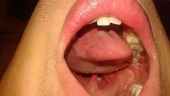 fetiche de boca y gran polla caliente!