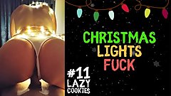 Christmas Elf Girl Fucks With Glowing Lights - LazyCookies Amature Couple