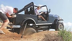 331 Get out of the car and push the car harder...