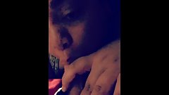 10 seconds of my chubby light skin self sucking a white cock