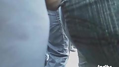 Encoxada a otro lindo culito teen