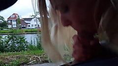 Sabrina is sucking cock