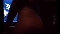 My friend dancing in her bedroom