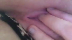 Teen playing with pussy