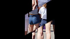 Super tight, super short - hot teen beauty