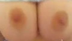 Big round firm teenage tits tumble out of a T shirt....