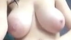 A pretty teenager with perfect big round tits & perfect body