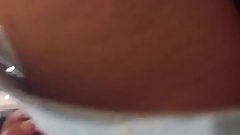 Teen upskirt white panties