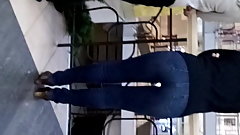 Girls flirt and show their asses to the man they like